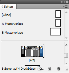 Kombinierte Druckbögen mit unterschiedlichen Seitenformaten in InDesign